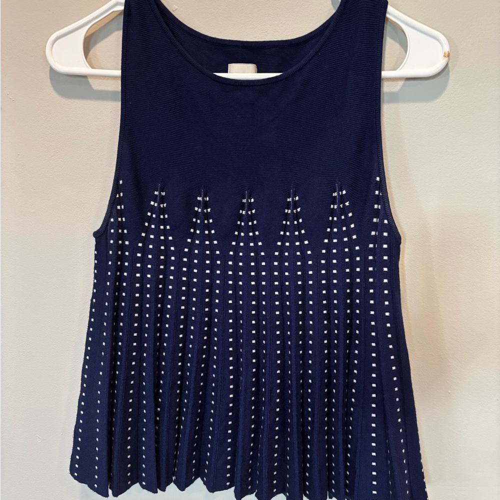 Maeve Dark Blue Sweater Tank